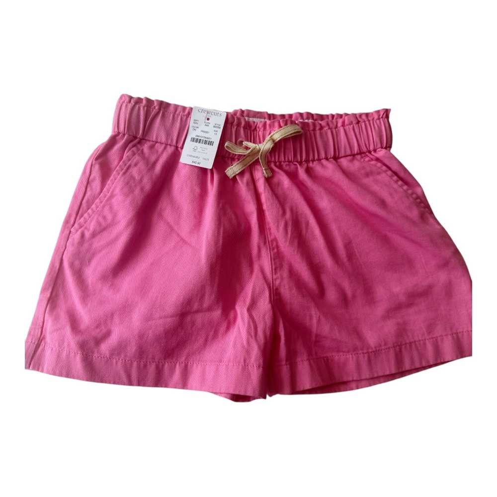 Crewcuts Pink Summer Shorts with Elastic Waist